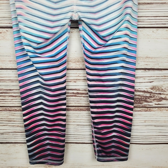 Athleta Womens Small Prism HR Chaturanga Capri Crop Athletic Leggings       #138 - Picture 6 of 7